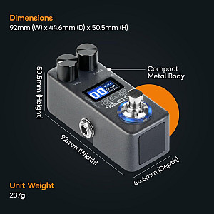 Valeton GP 5 Multi Effect Amp And IR Loader Mini Pedal
